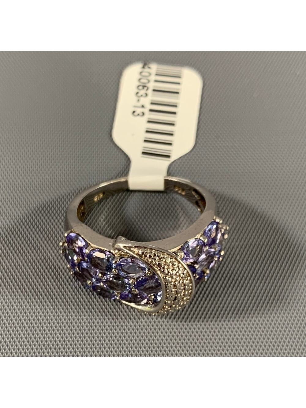 NO BRAND Lavender Silver Belts Sterling Ring